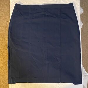 Van Heusen Dark Blue Pencil Skirt